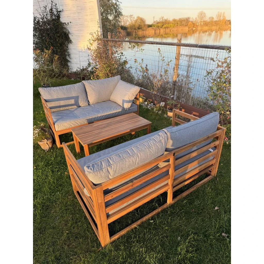 Variabilná drevená sedačka Evissa - 6