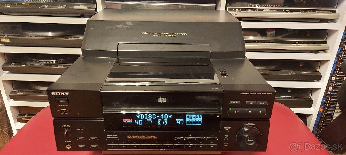 Predám 100 CD meniče Sony CDP-CX100 x2 - 6