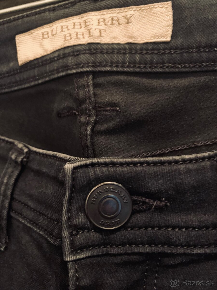 BURBERRY čierne džínsy - 6