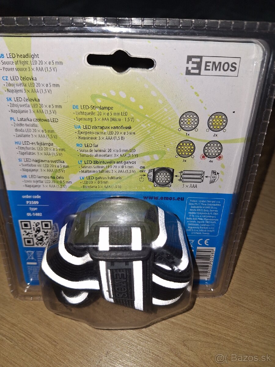 Profi čelovka LEDLENSER H5R WORK + EMOS grátis - 6