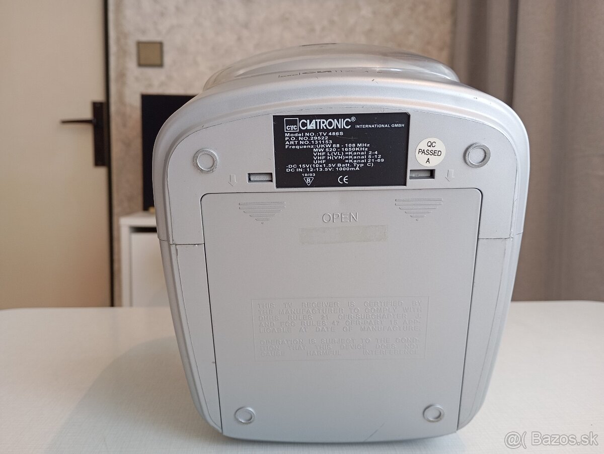 rádio/tv CLATRONIC TV-486S - 6