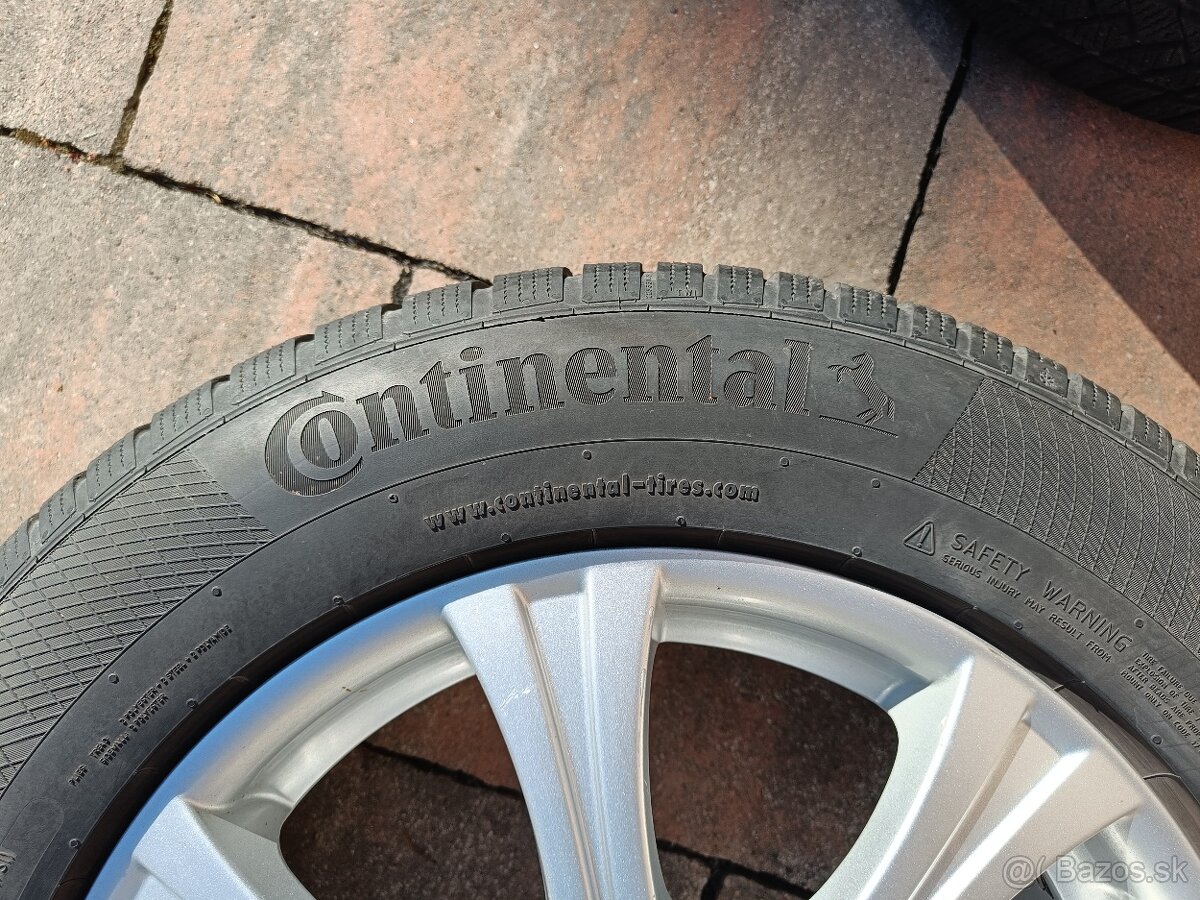 17" disky RC Design so zimnými pneu Continental 225/65 R17 - 6