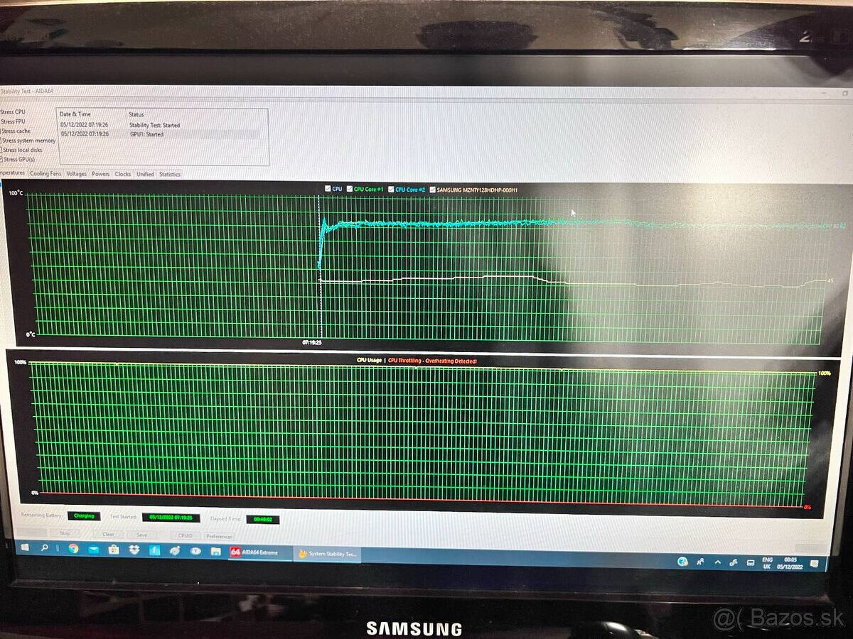 Predám funkčnú použitú matičnú dosku do notebooku HP ENVY - 6