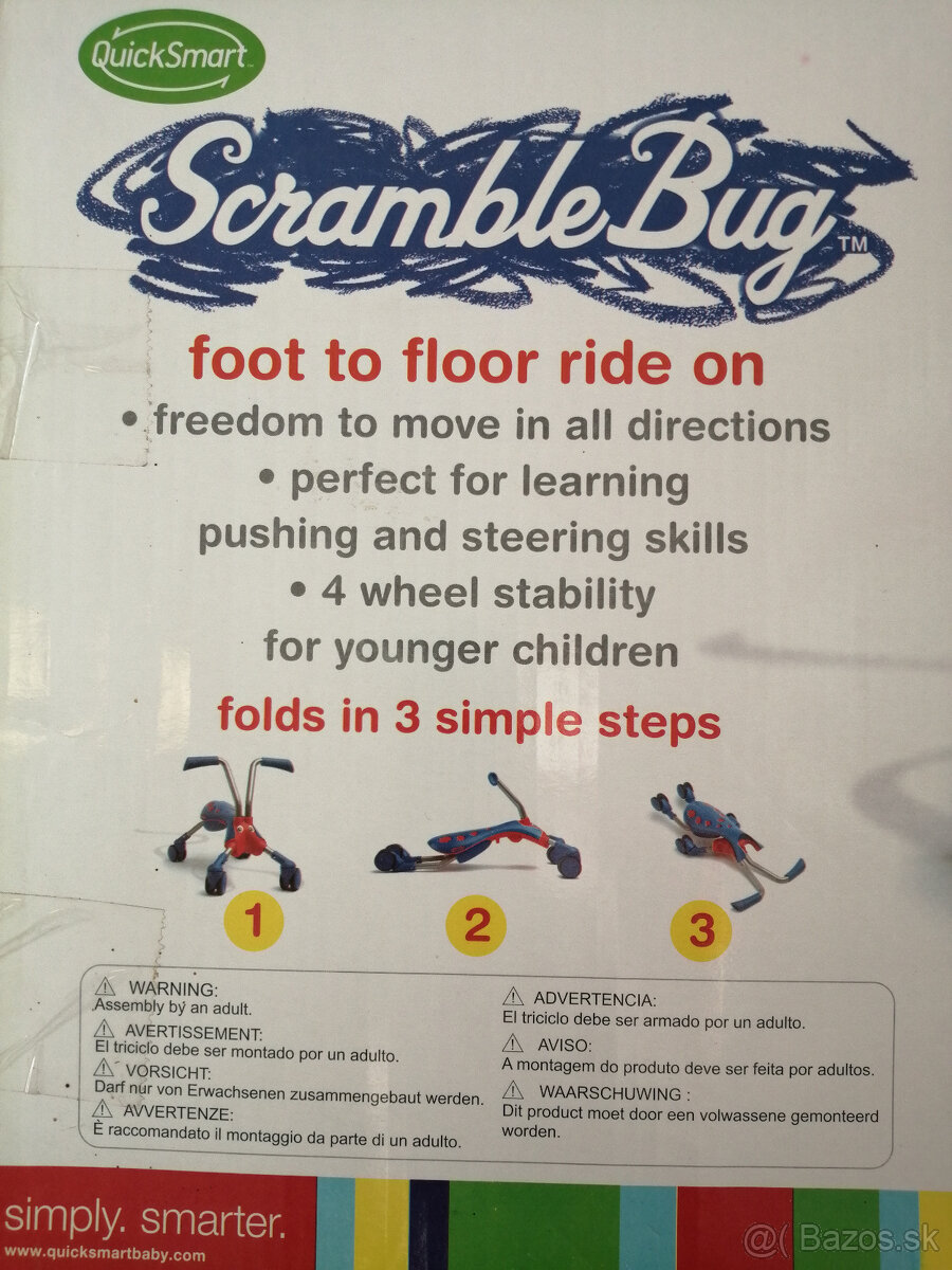 Detské odrážadlo chrobák - 6