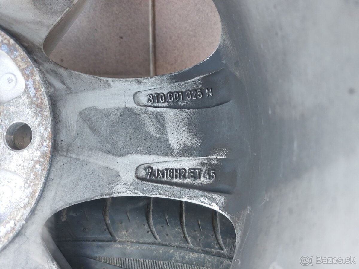 ELEKTRÓNY+PNEUMATIKY ŠKODA MOON R16 5X112 7JX16 ET45 - 6