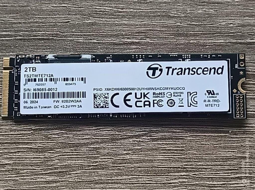 2TB / 1TB / 512 GB Transcend MTE712A Industrial - 4 000TBW - 6