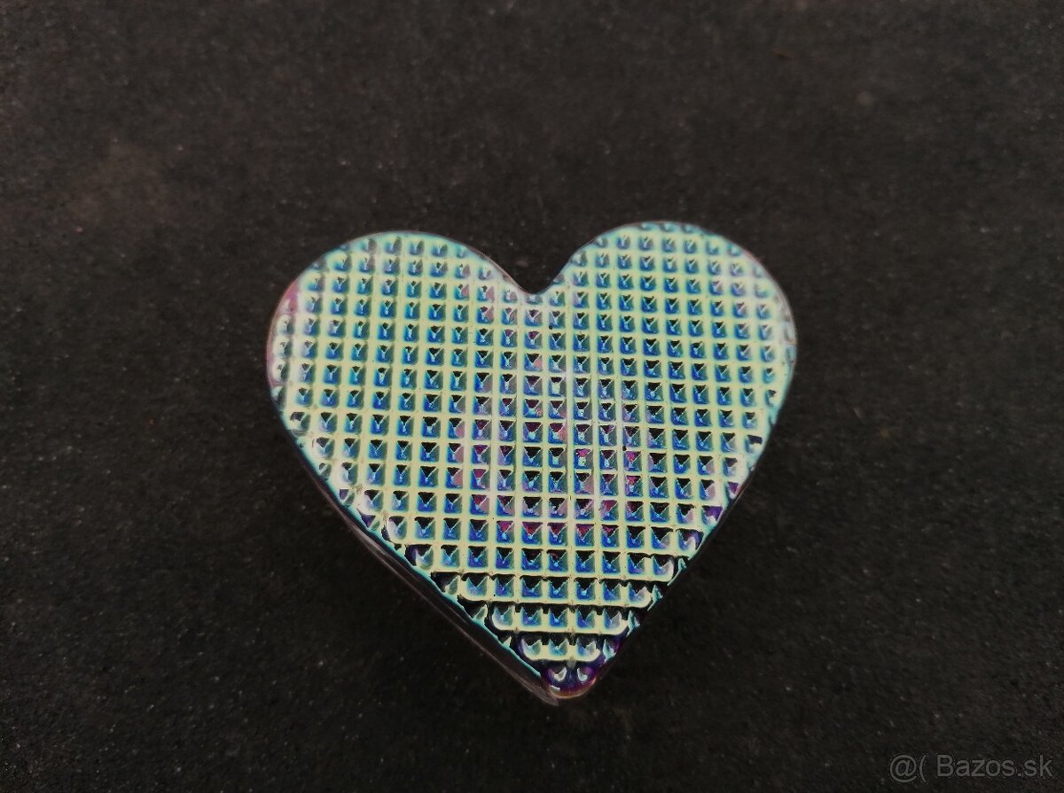 Predám sklenený stojan na sviečku Srdce - 6