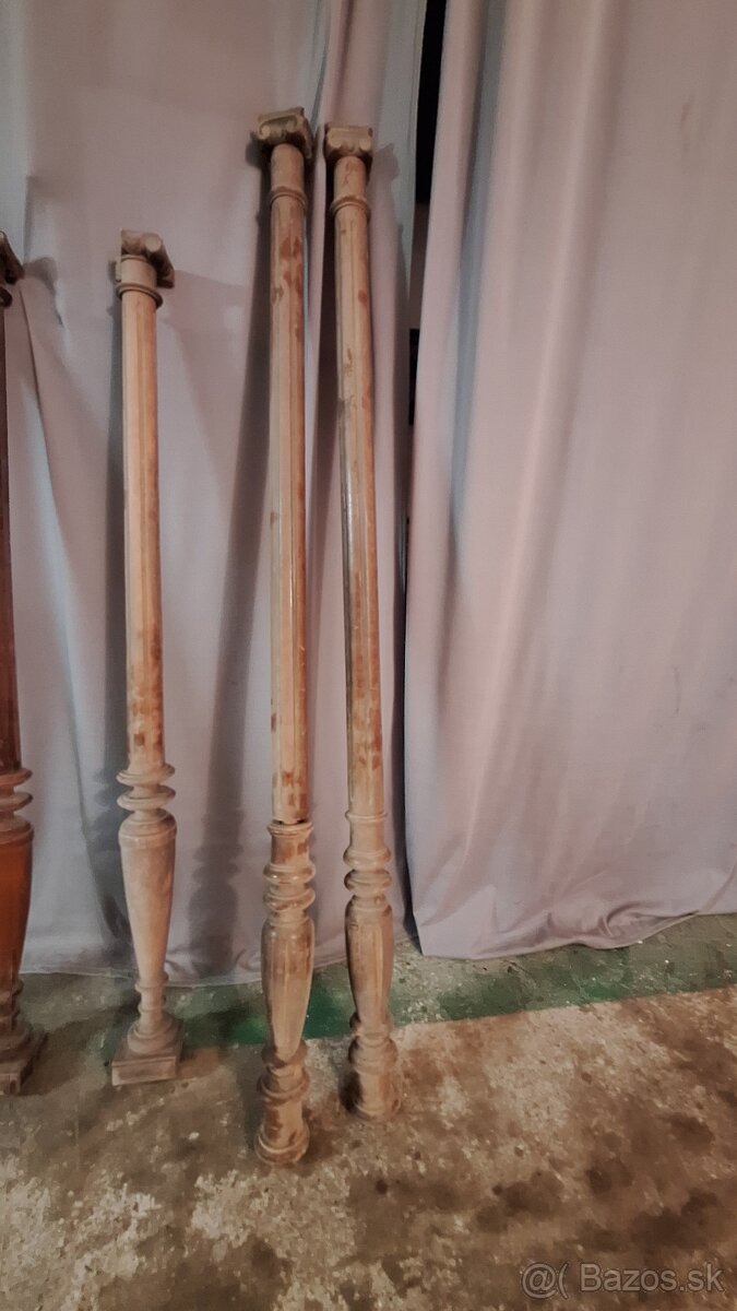Starožitné stĺpiky zo starých skríň - 6