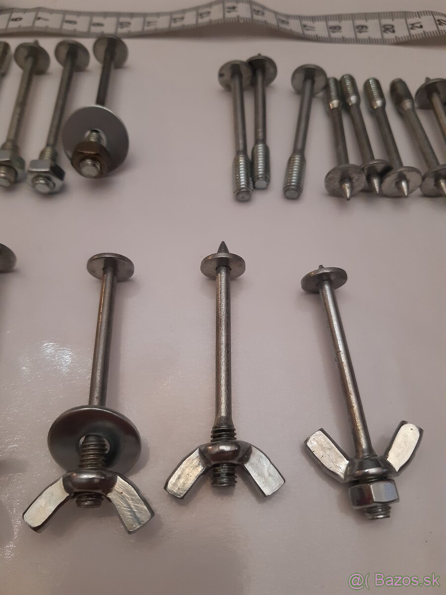 Klince do betonu,oceľové nastreľovacie klince dĺžka 5 a 6cm - 6