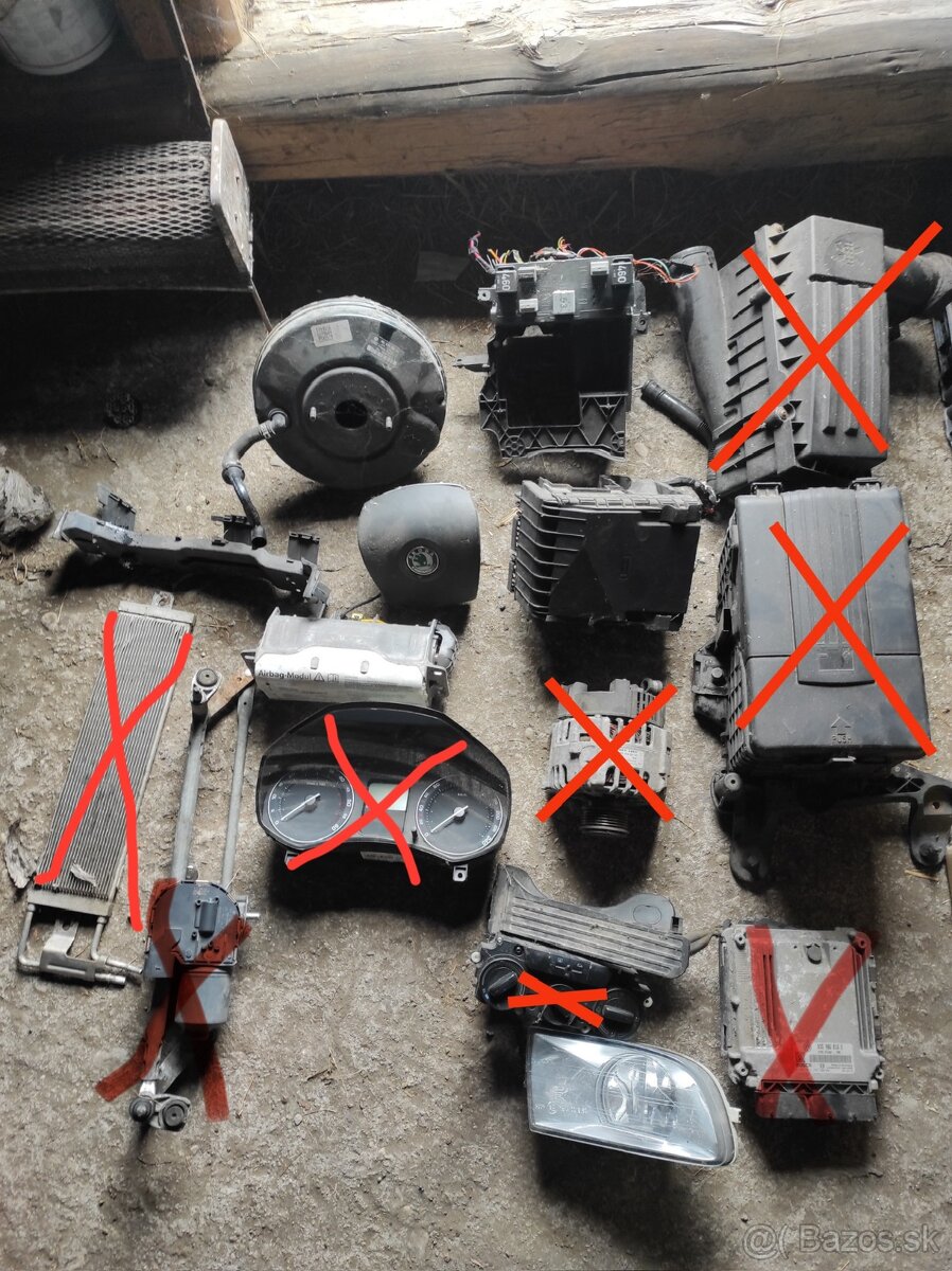 Nahradne diely Octavia II. 1,9TDI - 6