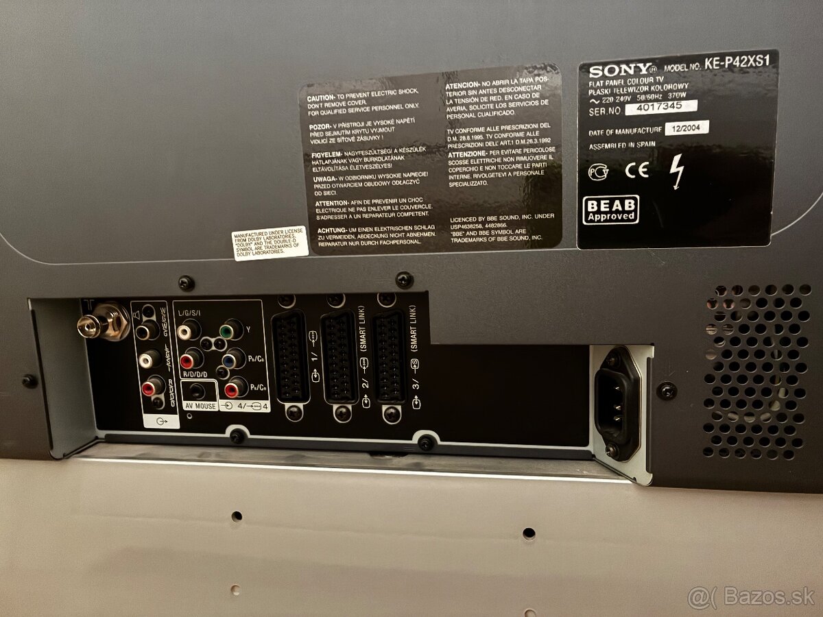 Plazma SONY 42” Televízor - 6