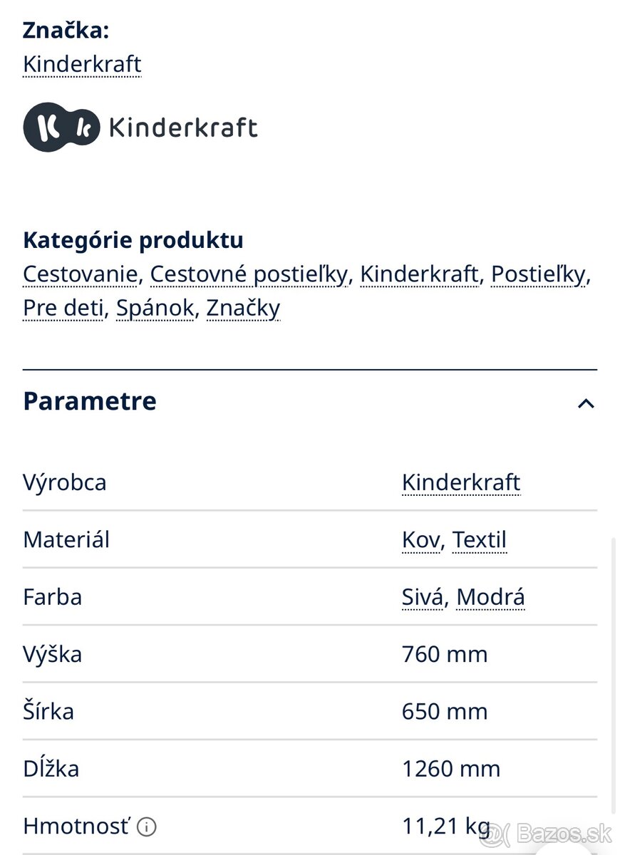 Prenosná postieľka - 6