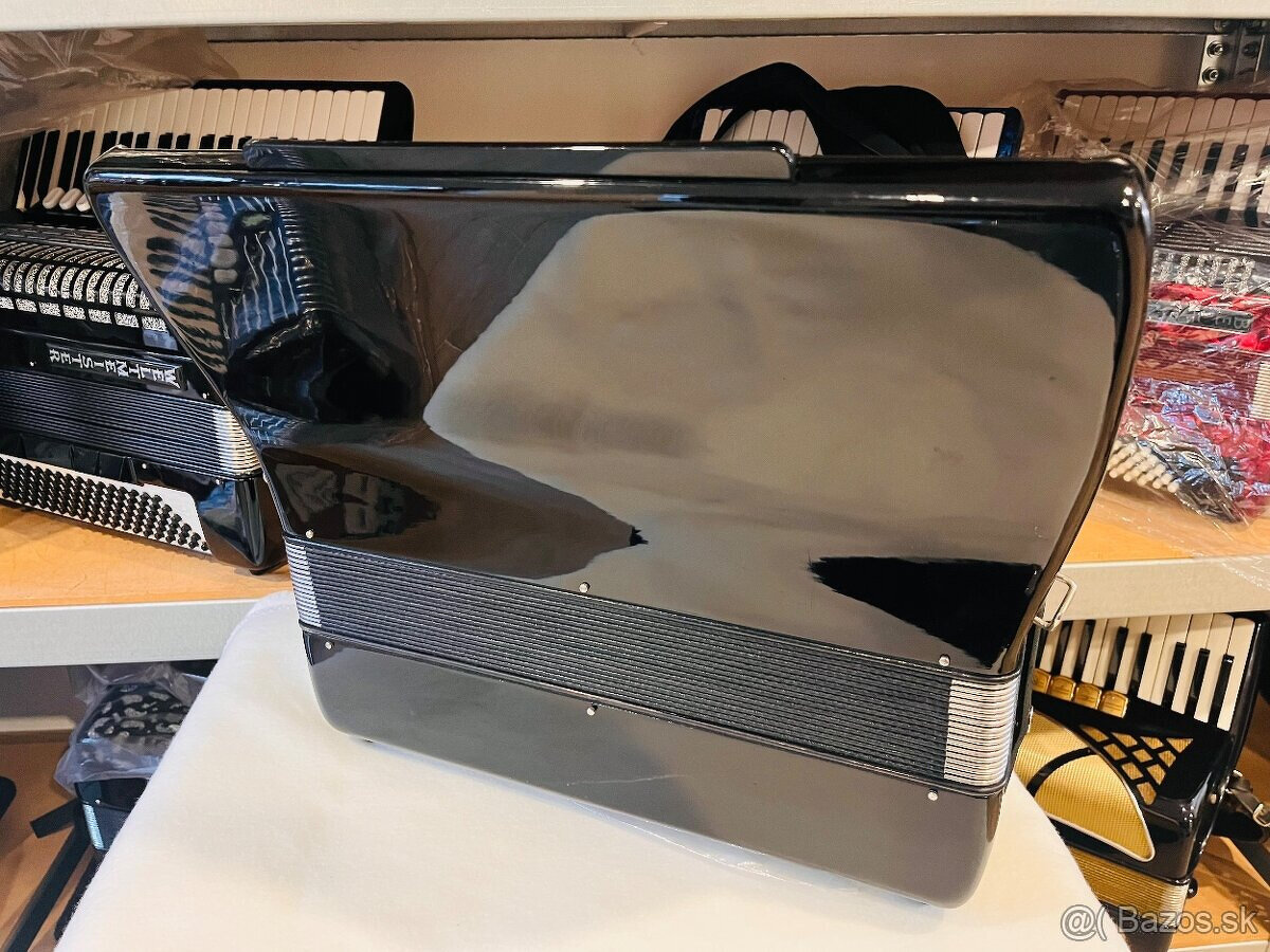 Predám akordeón Hohner Verdi II N- 96 Basový - 6