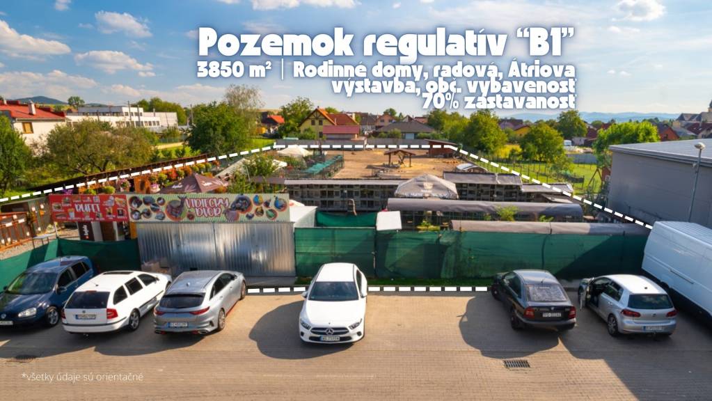 Developerský pozemok "B1 / A2" Prešov s Autoumyvárňou EHRL - 6