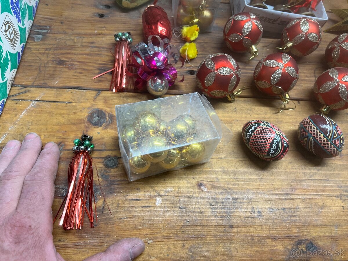 Vianočné ozdoby + veľkonočné ozdoby. - 6