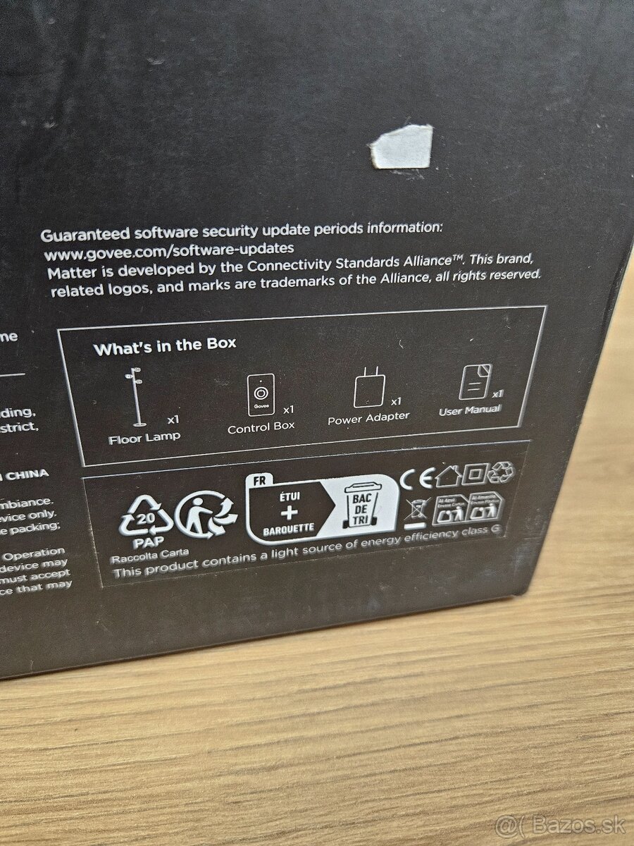 Govee Tree Floor Lamp – nový kus, poškodená krabica - 6