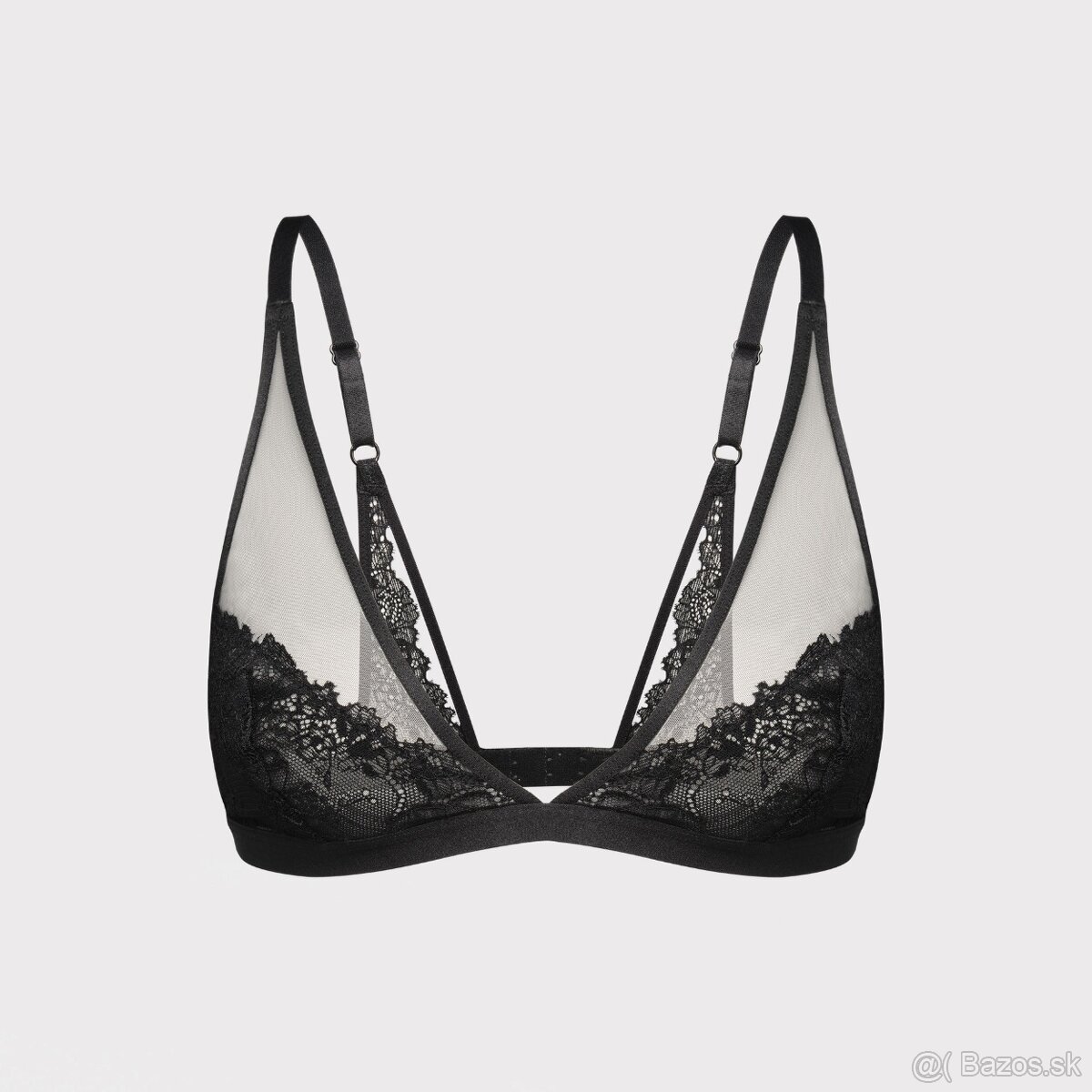 Čierna čipkovaná podprsenka Reserved - 6