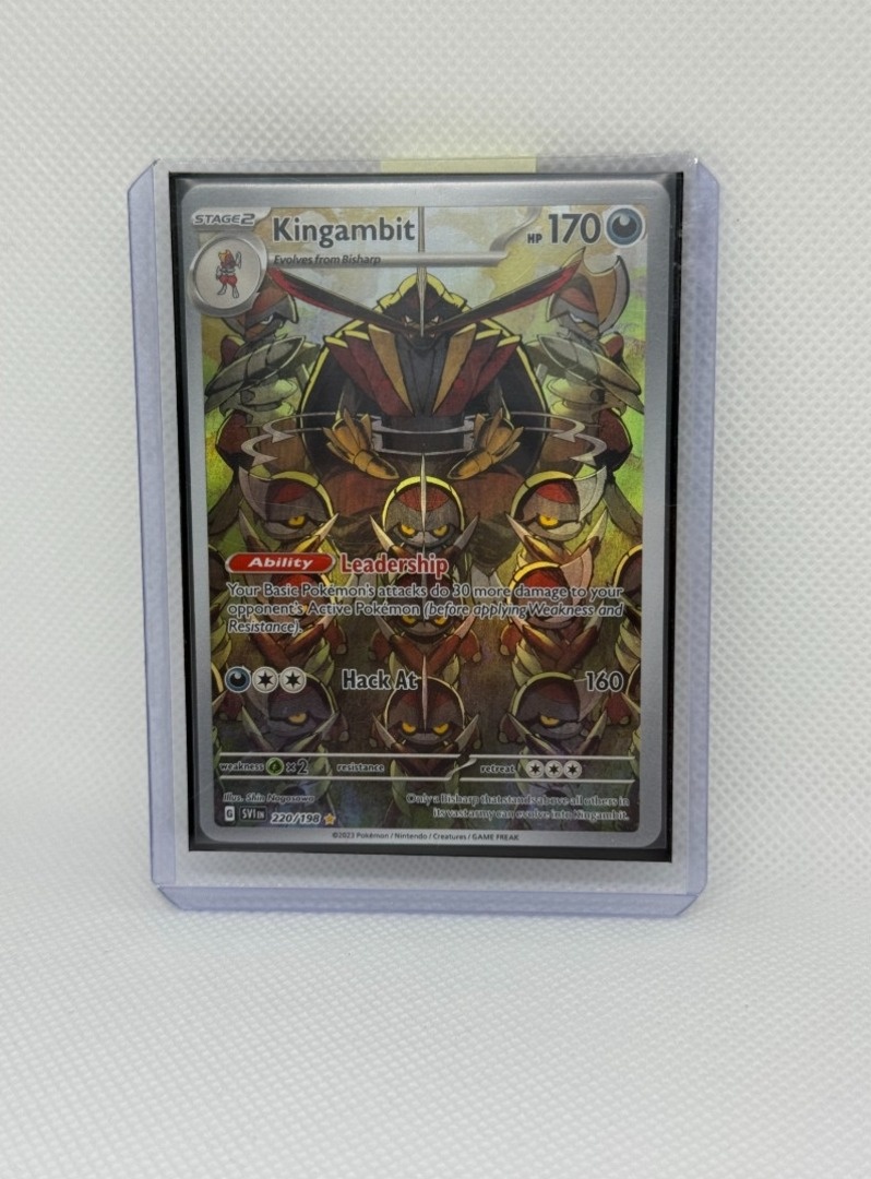 Pokémon karta Kingambit 220/198 – EX – ORIGINÁL - 6
