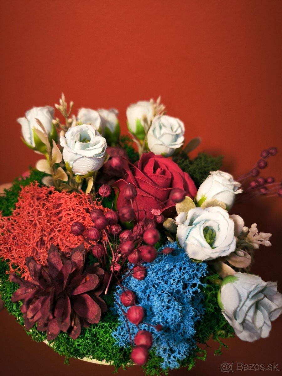 Machové dekorácie - 6