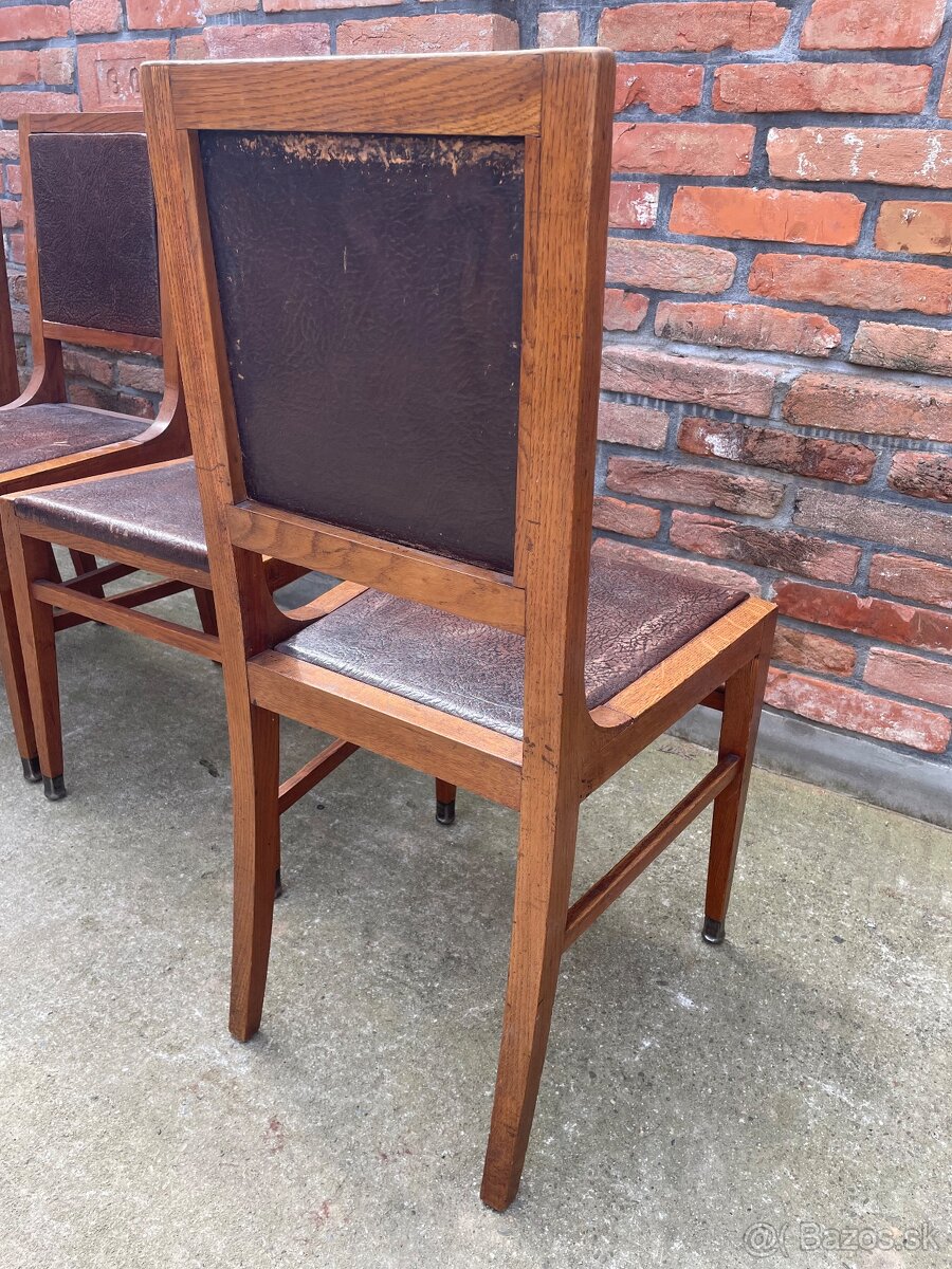 Masívne drevené stoličky – set 4 ks - 6