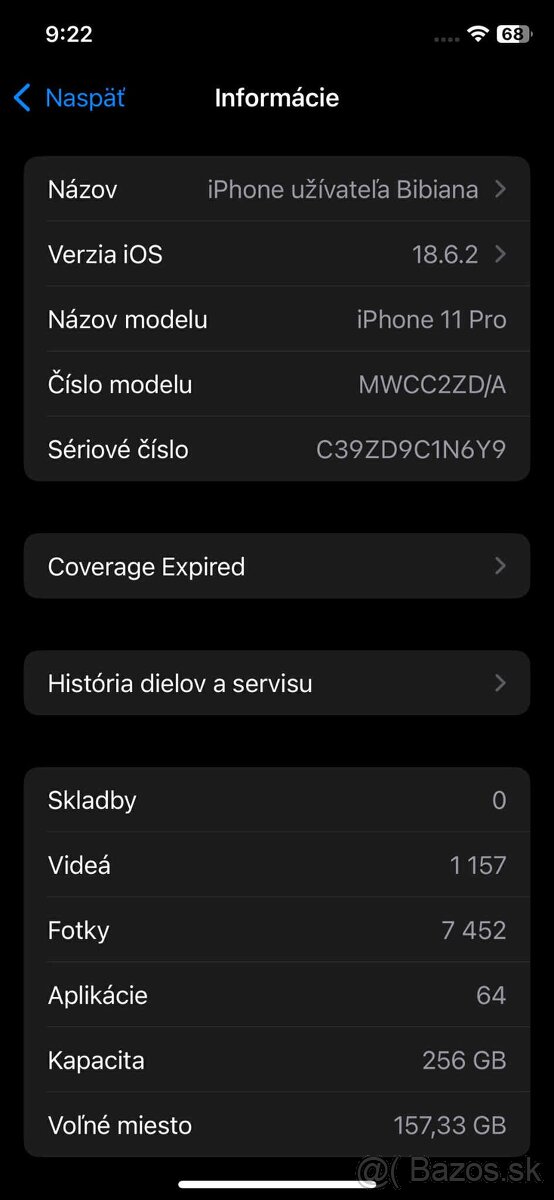 Apple Iphone 11 pro 256GB, midnight green, rozbity displej - 6