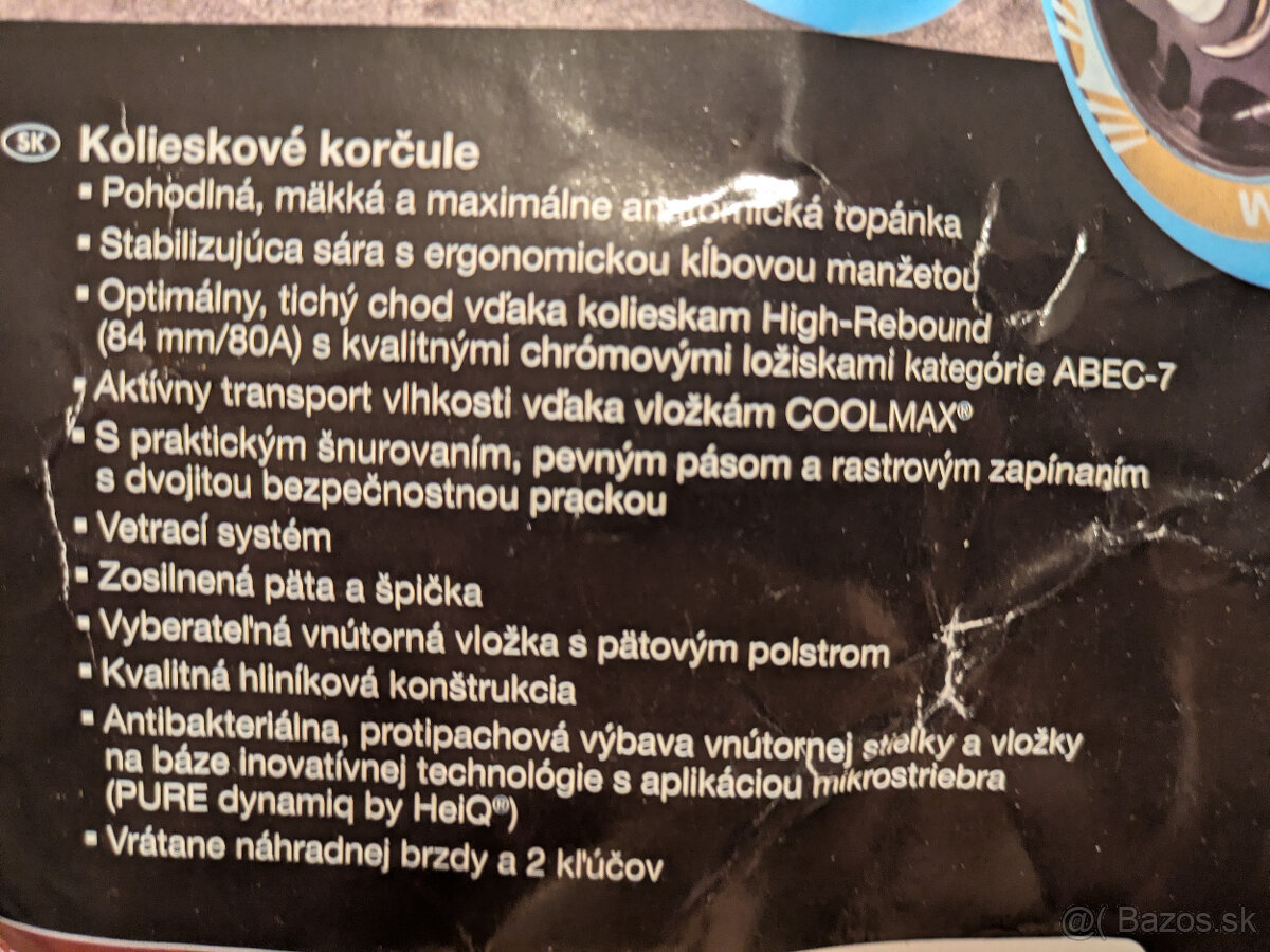 Kolieskové korčule Crivit – veľkosť 41 - 6