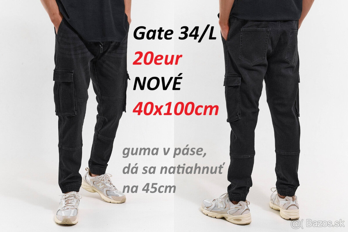 Riflové kapsáče a Riflové joggery Gate, Rifle Horsefeathers - 6