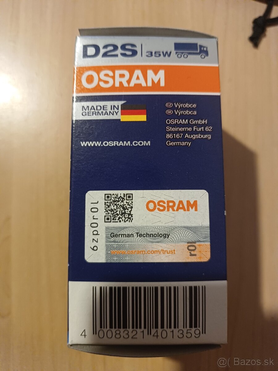 D2S výbojky Osram 66240XNL - 6
