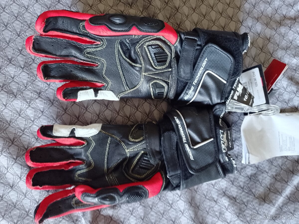 Kožené rukavice na motorku 🧤 - 6