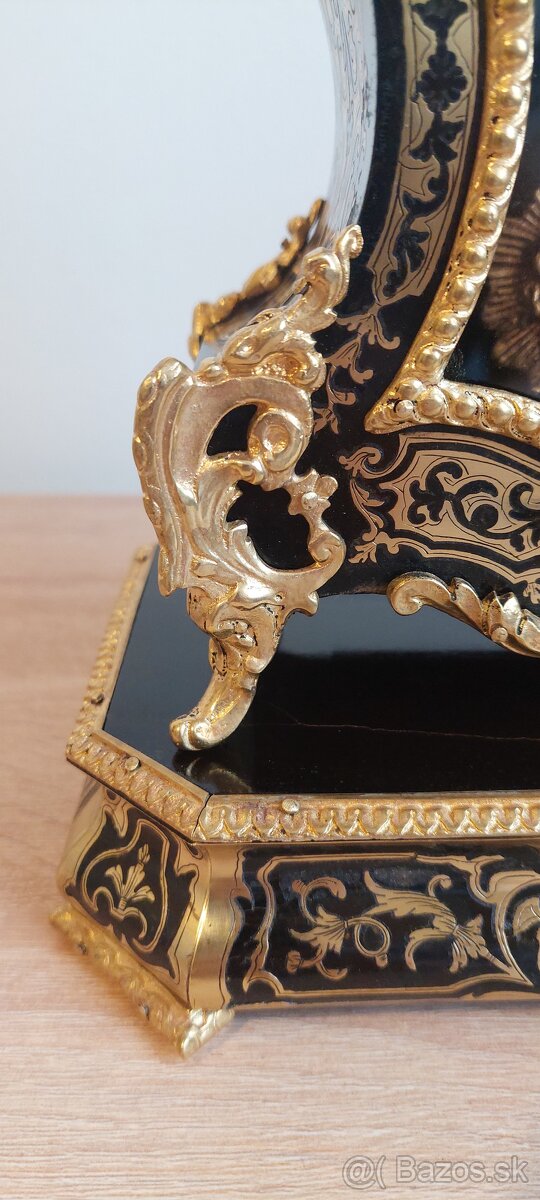 Francúzske stolové hodiny Boulle, Vincenti & Cie - 6