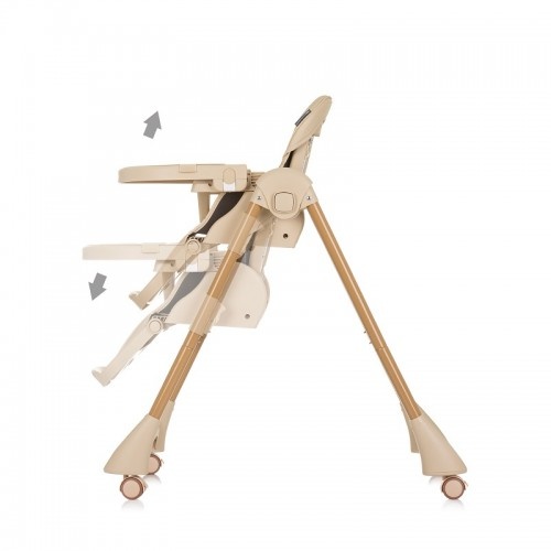 Polohovateľná detská jedálenská stolička - viac farieb - 6