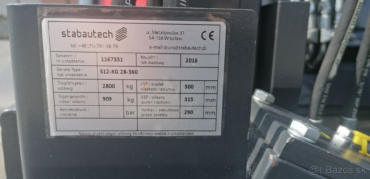 LINDE H35D-02 hydraulická otoč 360° s pozicionérem - 6