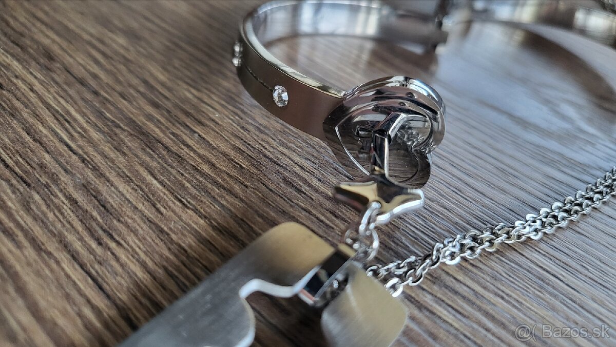 Náramok s klúčikom a retiazkou pre páry - 6