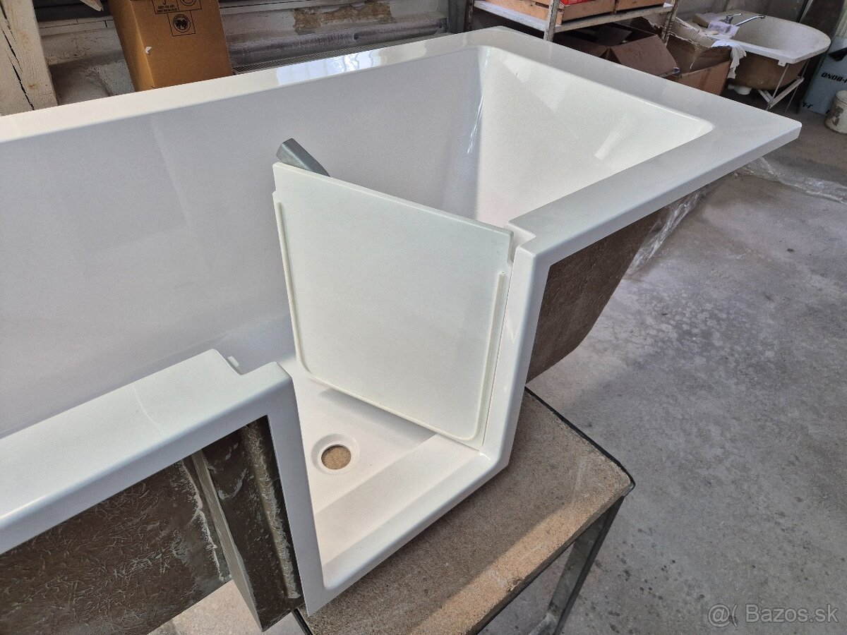 Vaňa s dverami 170x75 pre seniorov prvá generácia 2. trieda - 6