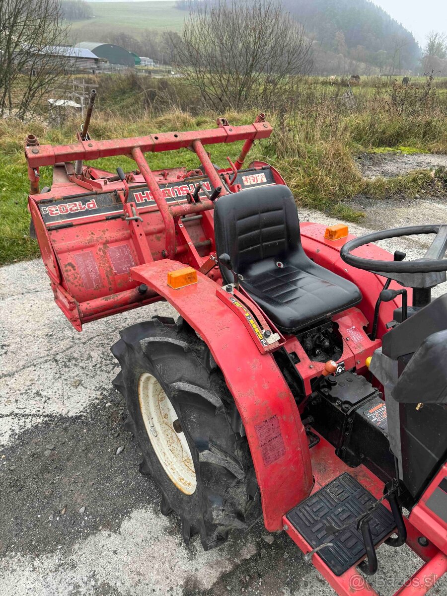 japonský malotraktor Mitsubishi MTX13 s rotavátorom - 6