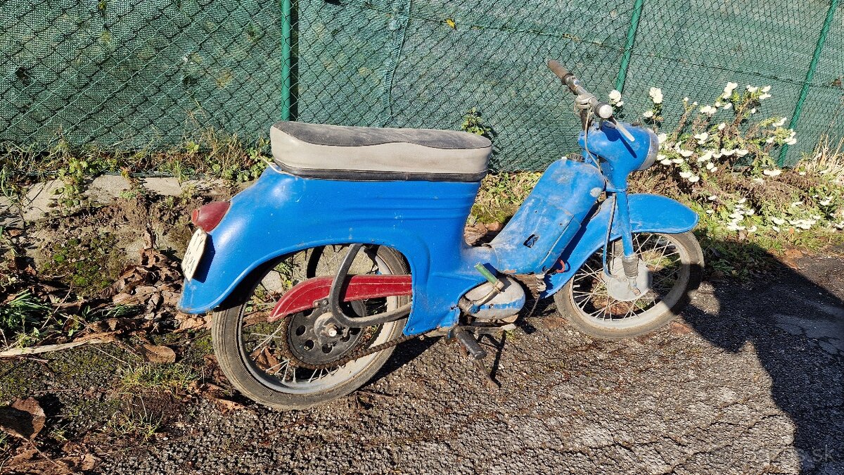 Jawa 555 r.v. 1961, stará ŠPZ - 6