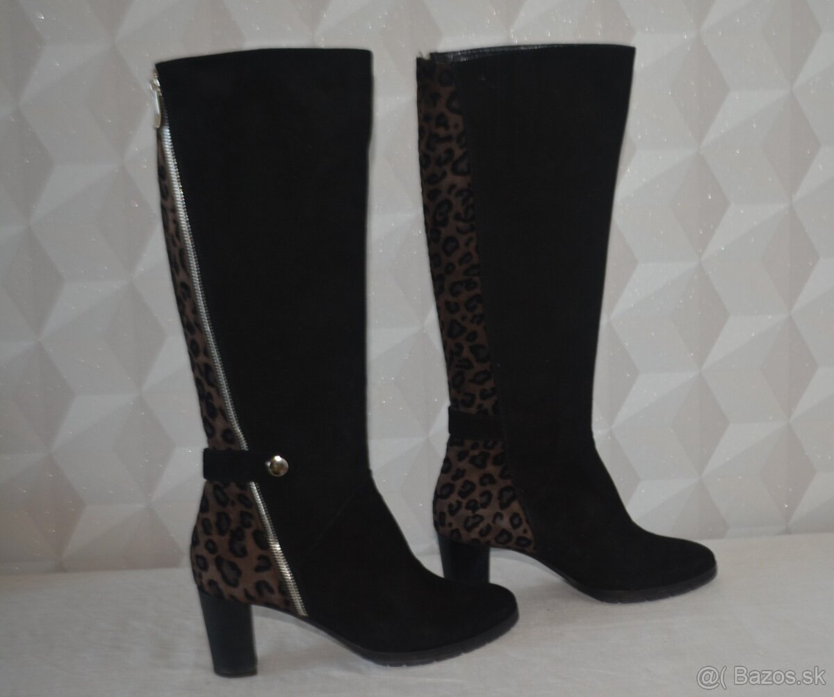 Kožené čižmy Brunela, veľ. 37,5 - 6