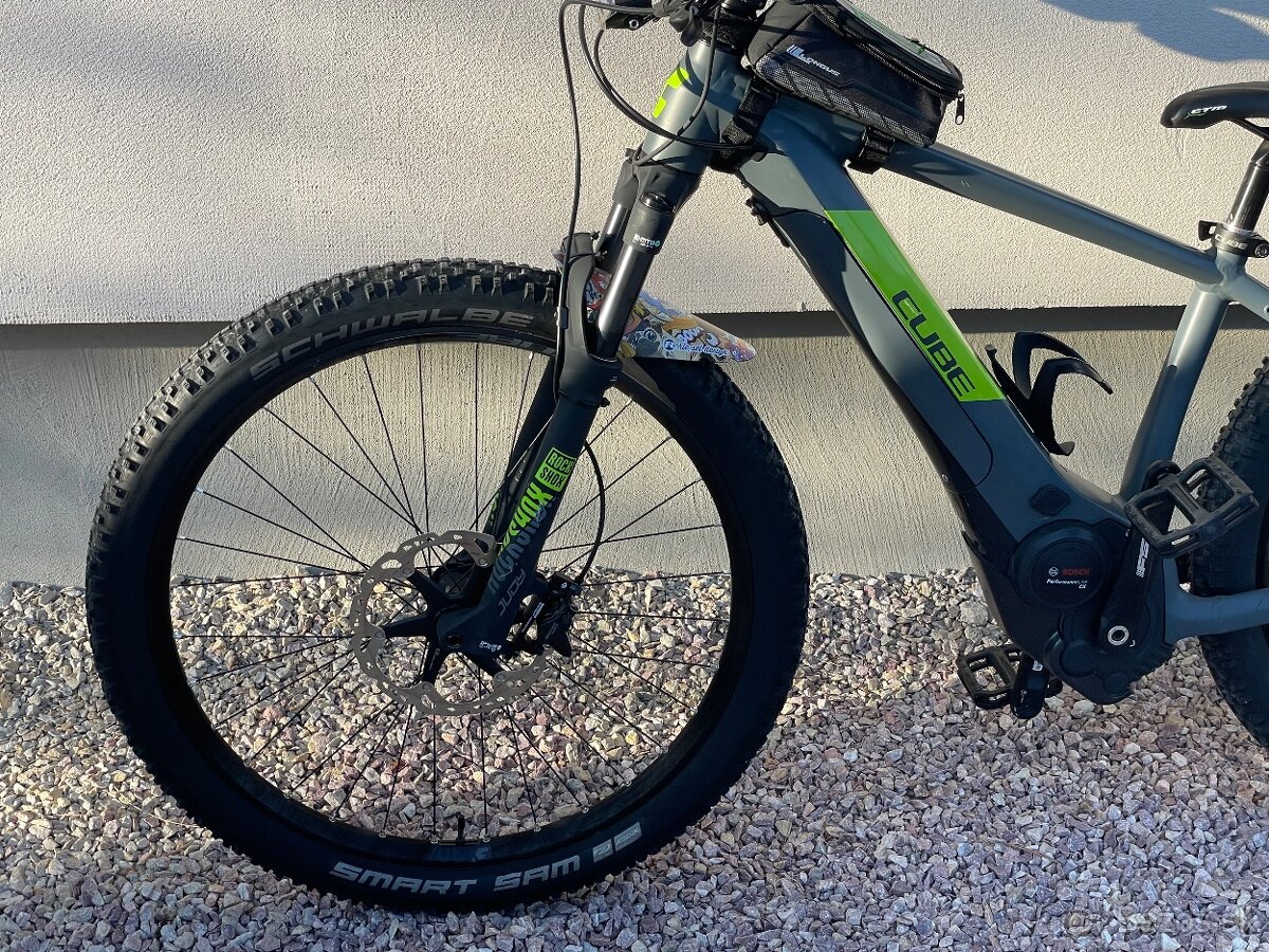 CUBE REACTION bateria 500-Velkost S GREY 27,5” pneu - 6