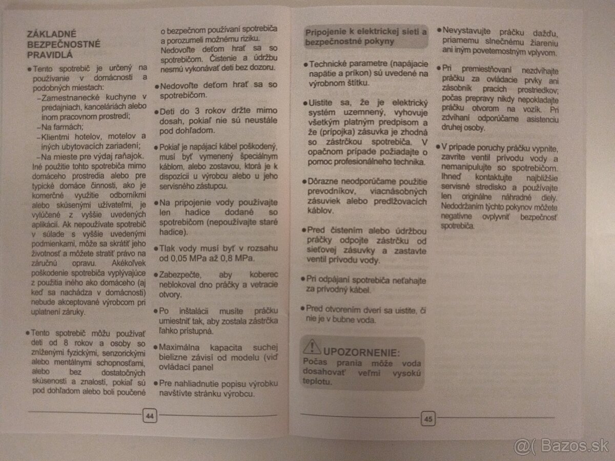 Predám novú práčku Candy - 6