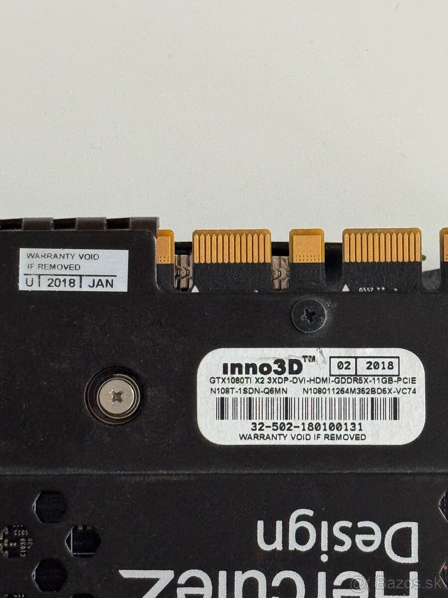 Inno3D GeForce GTX 1080 Ti - 11GB - 6