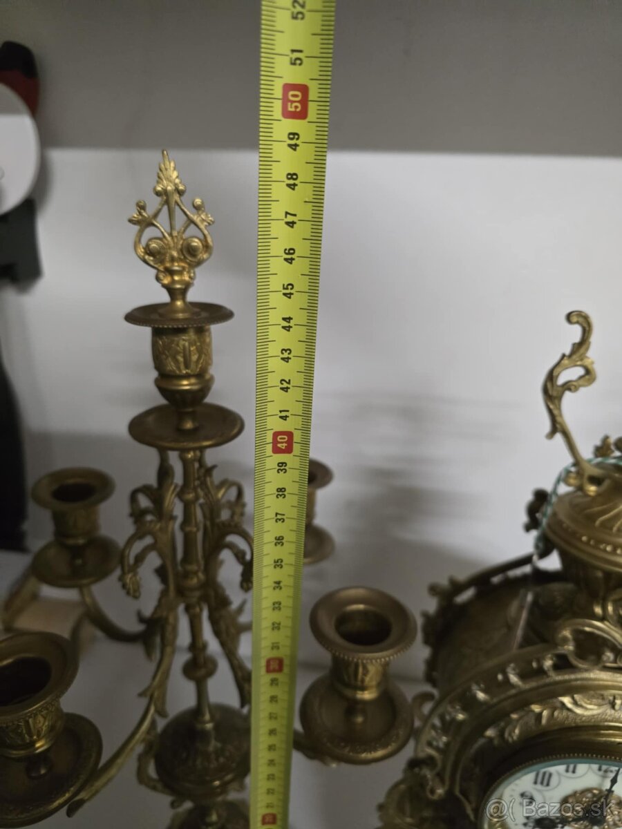 Starozitne krbove hodiny a svietniky.....cislo 13 - 6