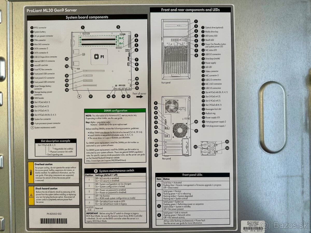 HPE ProLiant ML30 Gen9 Server - 6