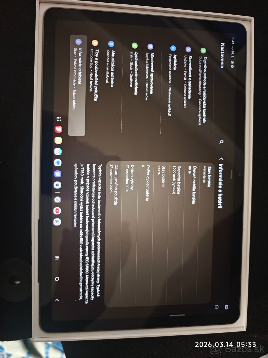 Tablet Samsung Galaxy S10 Lite - 6