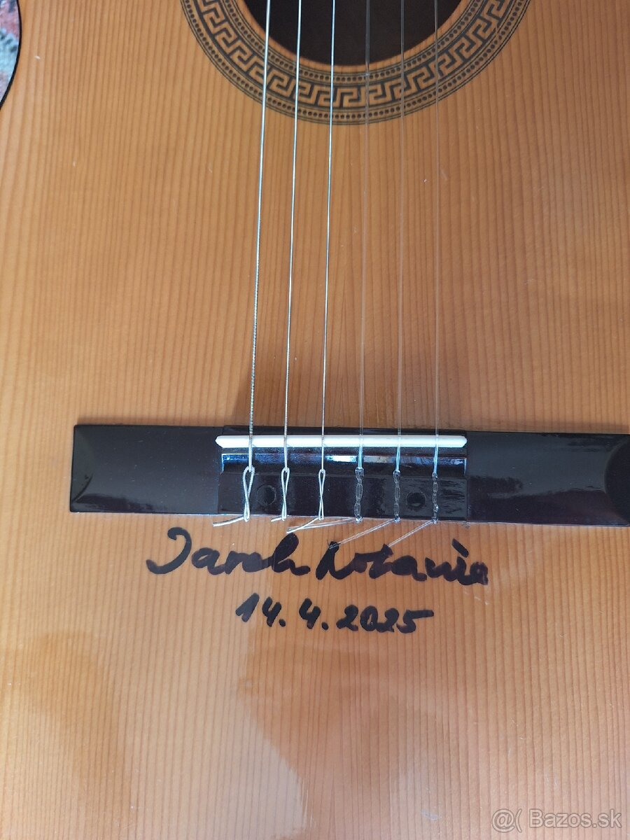 Akustická gitara s podpisom Jaromíra Nohavicu - 6