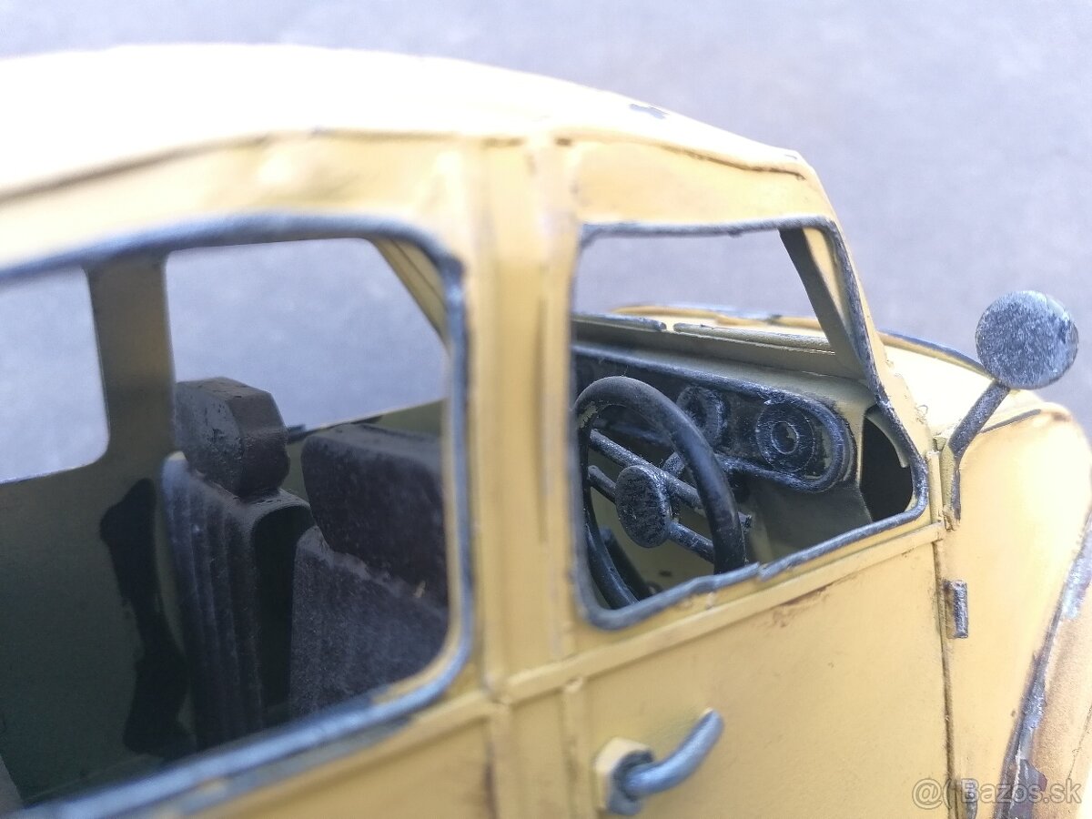 Predám starožitné plechové auto VW Beetle - 6