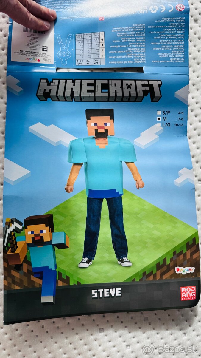 Kostým - original - Minecraft - Steve - 6