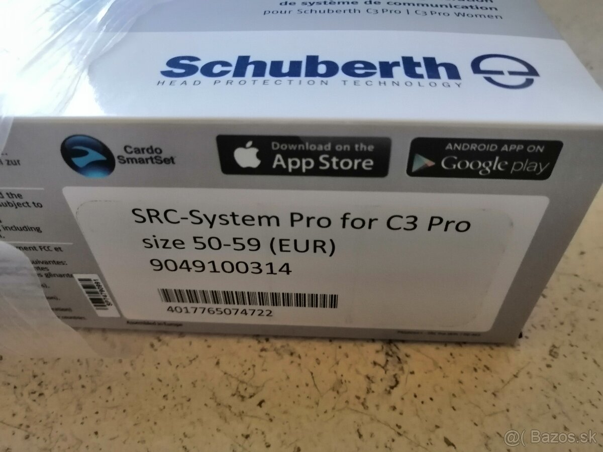 Interkom pre prilbu SCHUBERTH C3 Pro a E1, veľkosť 50-59 - 6