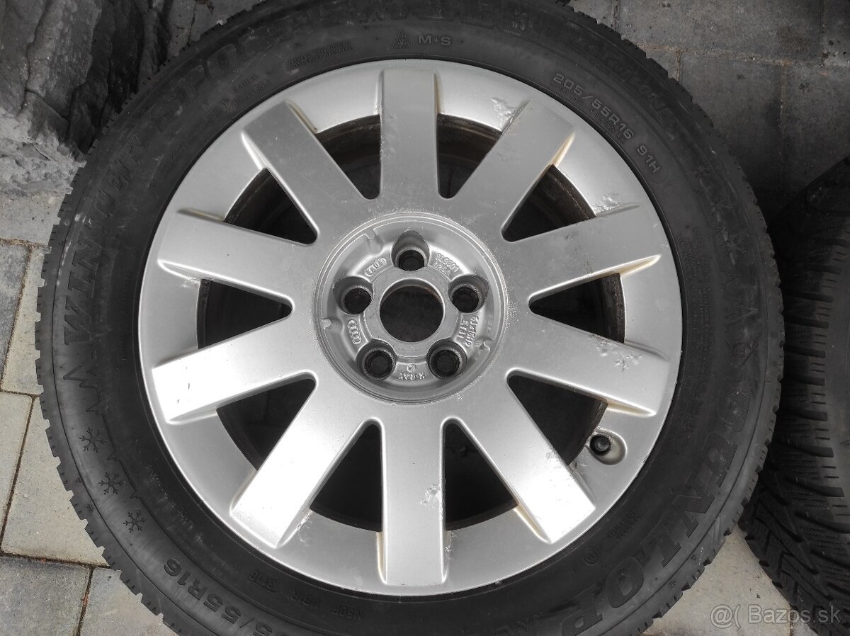 Zimna sada 16" 5x100 Audi, VW 205/55 R16 - 6