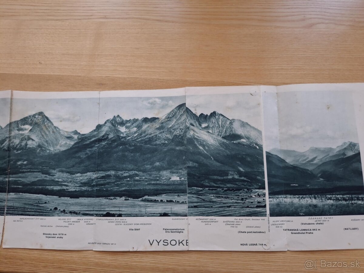 Vysoké Tatry turistický sprievodca 1930 - 6