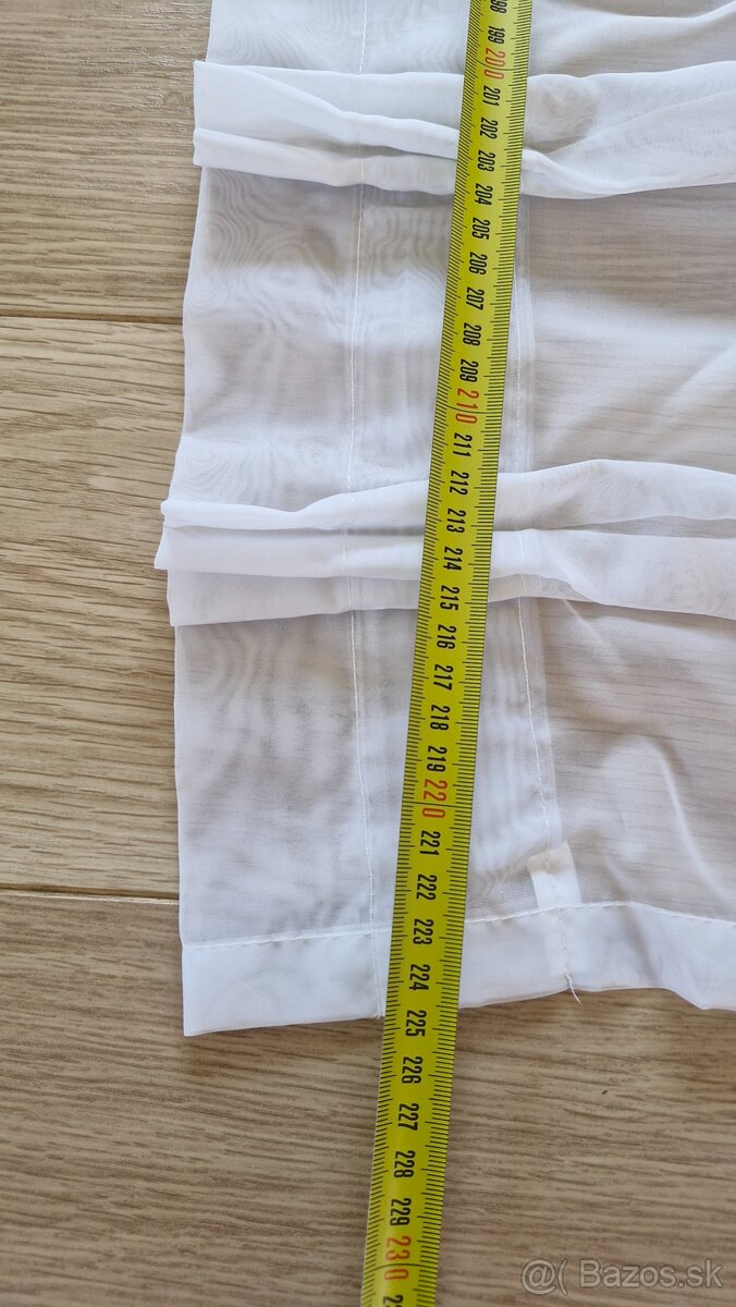 Záclona biela 3 kusy - 6